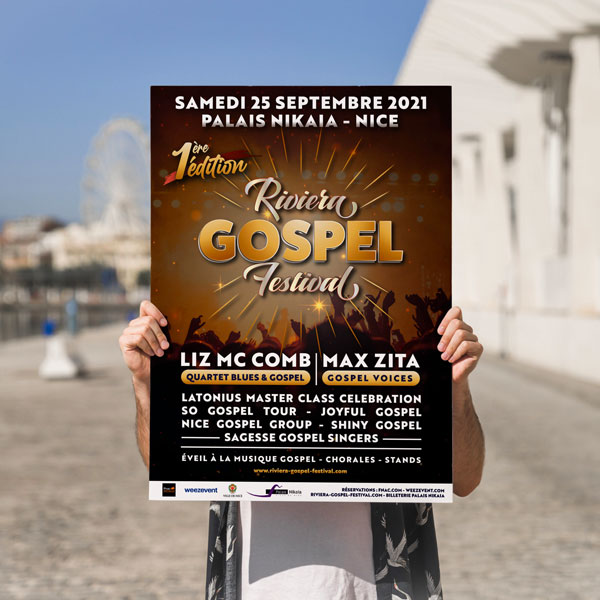 Affiche Riviera Gospel Festival